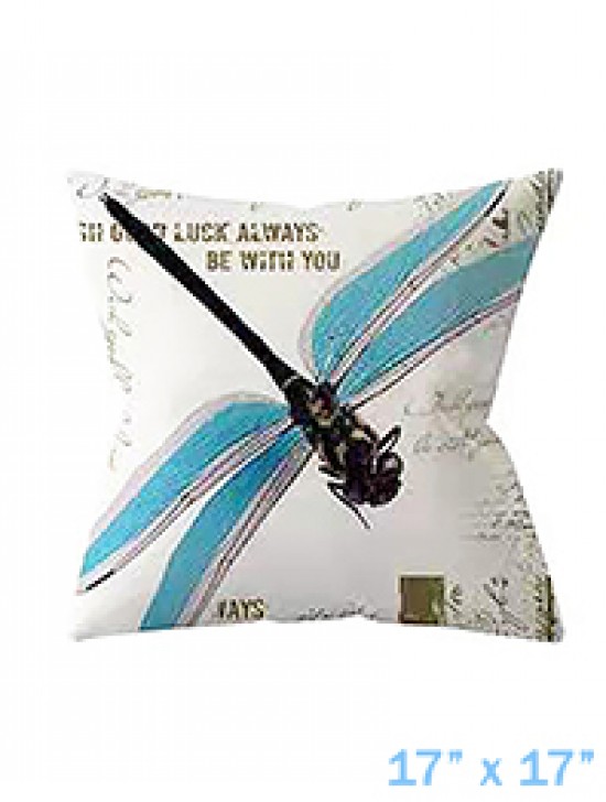 Dragonfly Print Cushion & Filler